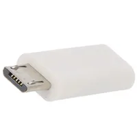 Adapter Usb 2.0 B micro plug,USB C socket white  Usb.c-Micro-Wh 55550