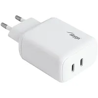 Akyga wall charger Ak-Ch-19 40W 2X Usb-C 20W Pd Quick Charge 3.0 5-12V  1.67-3A white 5901720137784