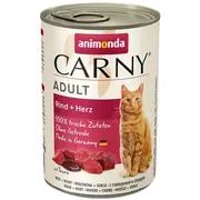 Animonda Carny Adult Beef and hearts - wet cat food 400G  Dlzanmkmk0088 4017721837200