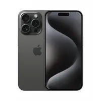 Apple iPhone 15 Pro Black Titanium 6.1  Super Retina Xdr 1179 x 2556 pixels A17 Internal Ram 8 Gb 256 Dual Sim Nano-Sim and eSIM 4G 5G Main camera 4812 Mp Secondary 12 Mtv13Px/A 195949019210