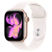 Apple Watch Series 11 Gps 42Mm Rose Gold Aluminium Case with Light Blush Sport Band - M/L  Meu44Zr/A 0195950631586 Wlononwcrsrfy