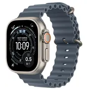 Apple Watch Ultra 3 Gps  Cellular 49Mm Natural Titanium Case with Anchor Blue Ocean Band Mewh4Qf 0195950608793 Wlononwcroxza