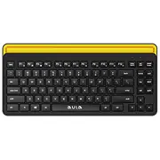 Aula Awk310 Bezvadu Bluetooth Klaviatūra priekš Smart Tv / Datora Planšetes ar En Rus izkārtojumu Melna  6948391243627