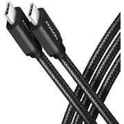 Axagon Bucm3-Cm10Ab cable Usb-C 3.2 Gen 1, 1M, Pd 60W, 3A, Alu, braid, Black  8595247905949 Akaxntubucm3Cm1