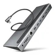 Axagon Usb-C 5Gbps Triple 4K Display 11In1 Hub  Hmc-4Kx3 8595247907608