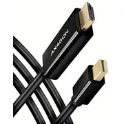 Axagon Rvdm-Hi14C2 Mini Dp  Hdmi 1.4 cable 1.8M 4K/30Hz