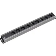 Bachmann Craftsman socket strip 9X earthing contact, 2 m  300.001 4016514017249