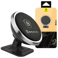 Baseus Magnetic car holder for smartphone Silver  Sucx140012 6932172627058