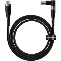 Baseus Zinc Magnetic Series Lenovo Laptop Charging Cable Usb Type C to Dc Round Port7,9 x 5,5Mm 100W 2M black Catxc-Y01  6953156206960