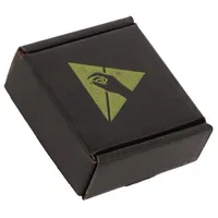 Box with foam lining Esd 60X60X25Mm cardboards black 100Kω  Ats-026-0065 026-0065