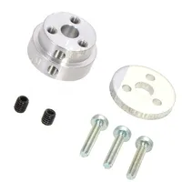 Bracket wheel Kit adapter,allen wrench,mounting screws 1Pcs.  Pololu-2675 Aluminum Scooter Wheel Adapter For 1/4