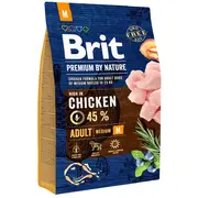 Brit Premium by Nature Adult M - dry dog food Chicken 8 kg  Dlzritksp0073 8595602526369