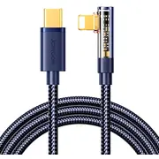 Cable / Kabel do Usb-C Lightning Angle 20W 1.2M Joyroom S-Cl020A6 Blue niebieski  6956116730185