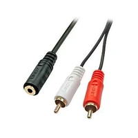 Cable Adapter Audio/Video/0.25M 35677 Lindy  4002888356770