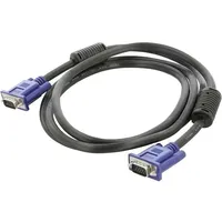 Cable D-Sub 15Pin Hd plug,both sides black 1.8M Øcable 8Mm  Cg341Ad-1.8