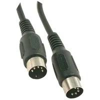 Cable Din 5Pin plug,both sides 1.5M  Cable-307 50020