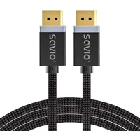 Savio Displayport M - Cable, V1.4, 3 m, Cl-176  5901986048220 Kbasaddis0001