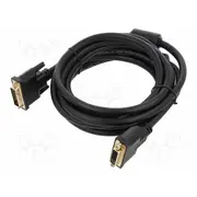 Cable Dvi-D 241 socket,DVI-D plug single link  Delock-83187 83187