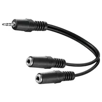 Cable Jack 3.5Mm 3Pin socket x2,Jack plug 0.2M  Avk-317-0020 50464