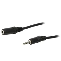 Cable Jack 3.5Mm socket,Jack plug 5M black  Ca1055