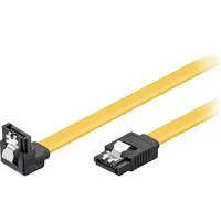 Cable Sata L-Type angled plug,SATA plug 0.3M  Sata-Lc90D/0.3Yl 95018