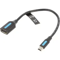 Cable Usb 2.0 A socket,USB B mini plug nickel plated  Cctbb