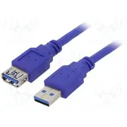 Cable Cablexpert Usb 3.0 A socket,USB plug 1.8M blue  Ccp-Usb3-Amaf-6