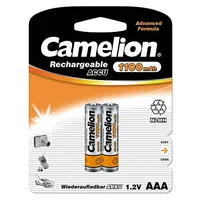 Camelion Aaa / Hr03, 1100 mAh, Rechargeable Batteries Ni-Mh, 2 pcs  4-17011203 4260033151940