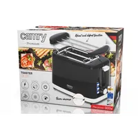 Camry Toaster Cr 3218 Power 750 W Number of slots 2 Housing material Plastic Black  5903887800150