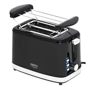 Camry  Toaster Cr 3218 Power 750 W Number of slots 2 Housing material Plastic Black 5903887800150