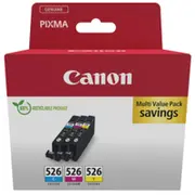 Canon Cli-526 Ink Cartridge C/M/Y combo  4541B018 8714574679280