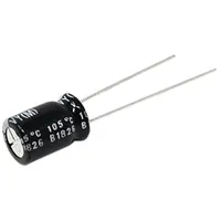 Capacitor electrolytic Tht 4.7Uf 450Vdc Ø10X12.5Mm Pitch 5Mm  Uvy2W4R7Mpd