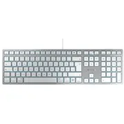Cherry Kc 6000 Slim - Tastatur Usb-C Qwertz Deutsch Tastenschalter Sx Silber Jk-1620De-1  4025112099731 21234498