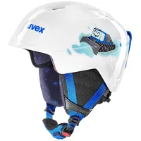 Childrens Ski Helmet Uvex Manic Caterpillar White 46-50  56/6/226/11/01 4043197317519 Ntouvekas0075