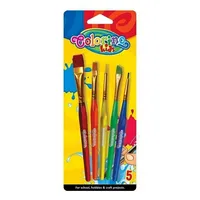 Colorino Kids Acrylic paint brushes 5 pcs  32599Ptr 590769083259