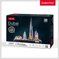 Cubicfun City Line 3D Bl puzle Dubaija  L523H 6944588205232