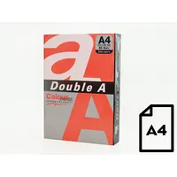 Colour paper Double A, 80G, A4, 500 sheets, Red  Da-Red 885874173194