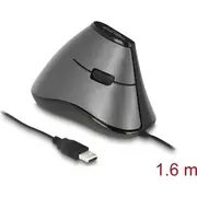 Delock Ergonomic optical 5-Button Usb mouse  12527 4043619125272