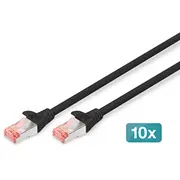 Digitus Cat 6 S/Ftp patch cable, 10 pieces  Dk-1644-050-Bl-10 4016032442196 Wlononwcrpnli