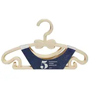 Drēbju pakaramais plastmasas 30X17Cm, 5Gb balts  4750959105412 9105412