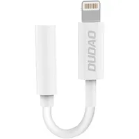 Dudao Converter Adapter from Lightning to headphones jack 3,5 mm Female white L16I  Data Cable 6970379616413