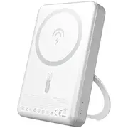 Dudao K28 ārējais akumulators Powerbank  10000 mAh 22.5W Usb-C, Usb-A, Magsafe sudraba krāsā K28-S 6977196680139 85076000