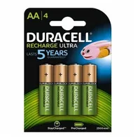 Duracell Hr6 Aa 2500Mah Recharge Ultra 4 Pack  5000394057043
