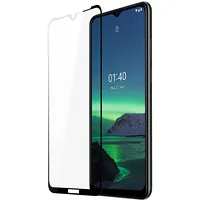 Dux Ducis 10D Tempered Glass Tough Screen Protector Full Coveraged with Frame for Nokia 1.4 transparent Case friendly  black 6934913048351