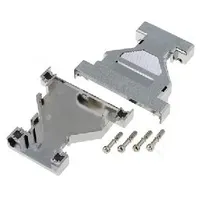 Enclosure for D-Sub adapters shielded Locking screws silver  Cda0925V