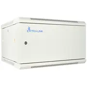 Extralink Rackmount cabinet 6U 600X450 Asp Gray wall mounted, metal door  Ex.12998 5903148912998 Wlononwcrdzgf