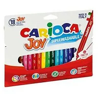 Flomāsteri 18 krāsas Carioca Joy,  kartona Slim iepakojums Car40555