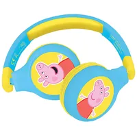 Foldable headphones 2 in1 Peppa Pig Lexibook  Hpbt010Pp 3380743093079 064541