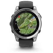 Garmin Fenix E 3.3 cm 1.3 Amoled 47 mm Digital 416  pixels Touchscreen Stainless steel Wi-Fi Gps Satellite 010-03025-00 753759341336 Siagarzeg0366