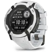 Garmin Instinct 2X Solar 2.79 cm 1.1 Mip 50 mm Digital 176 x pixels Touchscreen White Gps Satellite  010-02805-04 753759319366 Siagarzeg0371